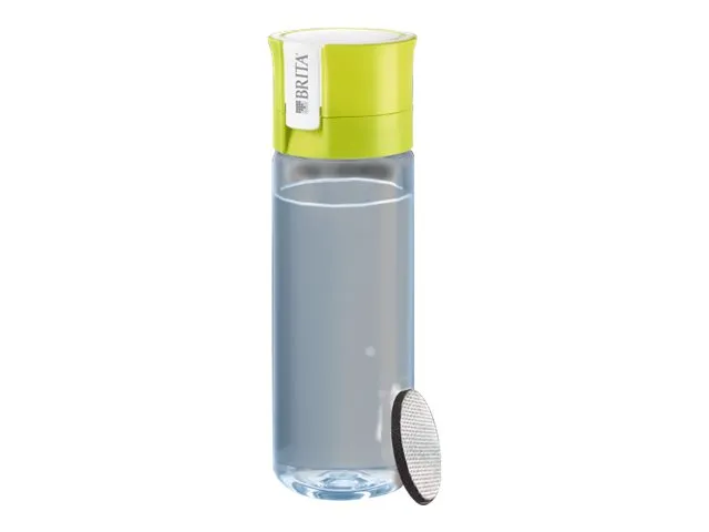 BRITA Fill&Go Vital - Flaske med vannfilter - Størrelse 7.2 cm - Høyde 22 cm - 0.6 L - lime