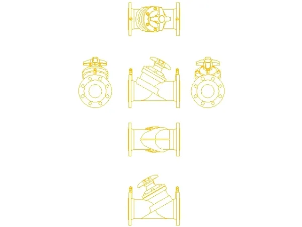 MSV-F2, DN80, kvs 122,3 m3/h