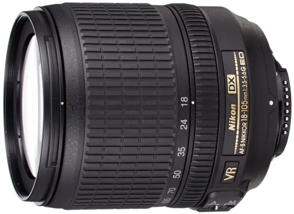 Nikon AF-S DX NIKKOR 18-105 mm f/3.5-5.6G ED VR, teleobjektiv, 15/11, 18 - 105 mm