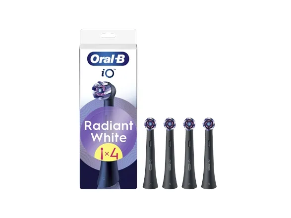 Tannbørste Braun Reservebørste io Radiant White 4stk