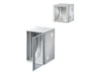 Rittal FlatBox - Skap - veggmonterbar - RAL 7035 - 18U - 19