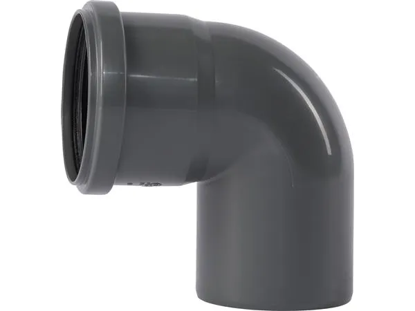 75 mm x 87° Bøjning PP grå