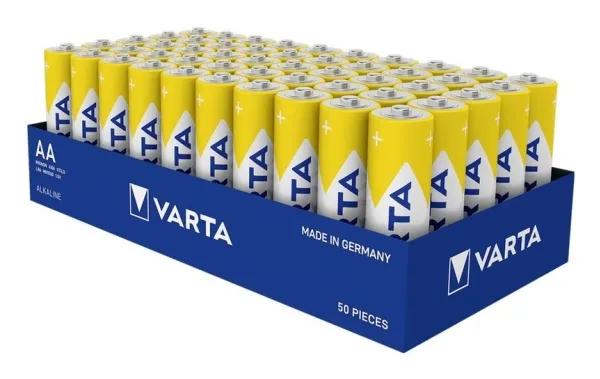 Varta Energy Mignon, Engangsbatteri, AA, Alkalinsk, 1,5 V, 50 stykker