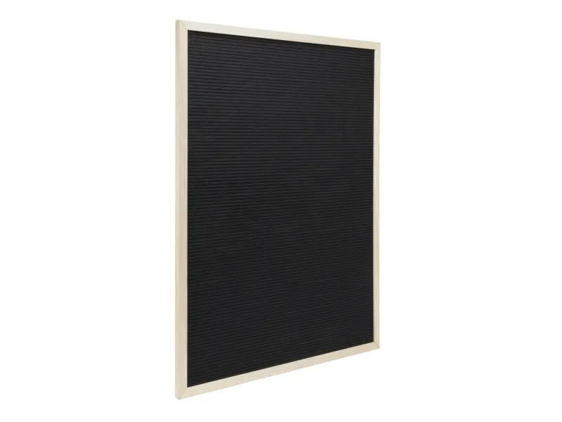 Securit® bogstavtavle til væg teakramme 60x80 cm