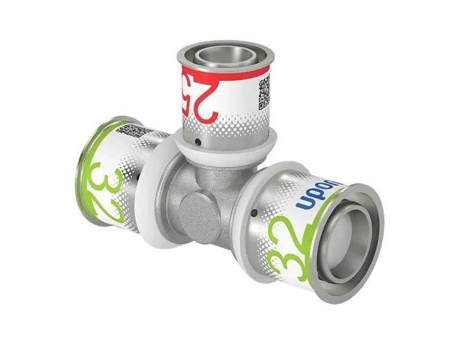 MLC pres T-stk 32-25-32mm - til gulvvarme- og brugsvand- og radiatorsystemer