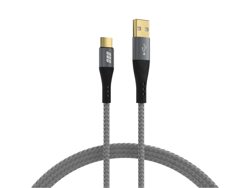 EFB USB-A til USB-C-kabel 60W QC 3A 2m grå