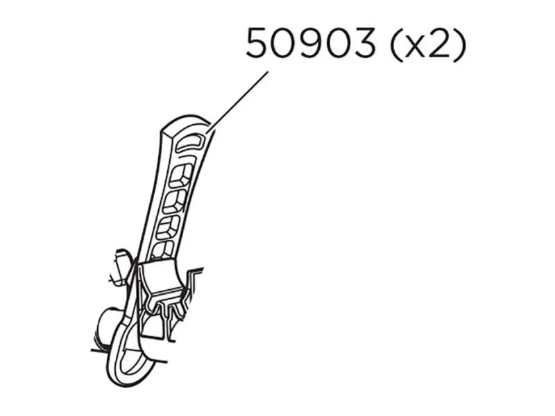Thule gummistrop f/rms 2stk