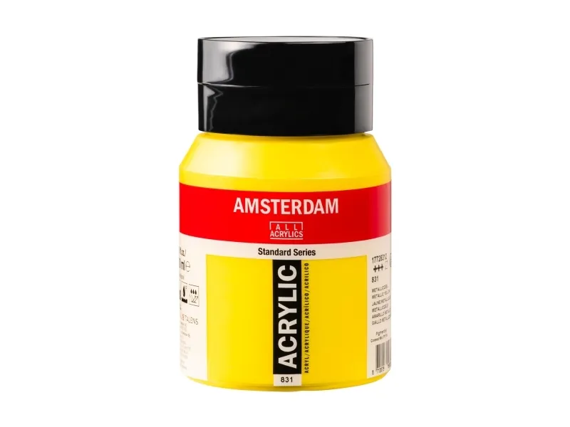 Amsterdam Standard Series akrylkrukke metallisk gul 831