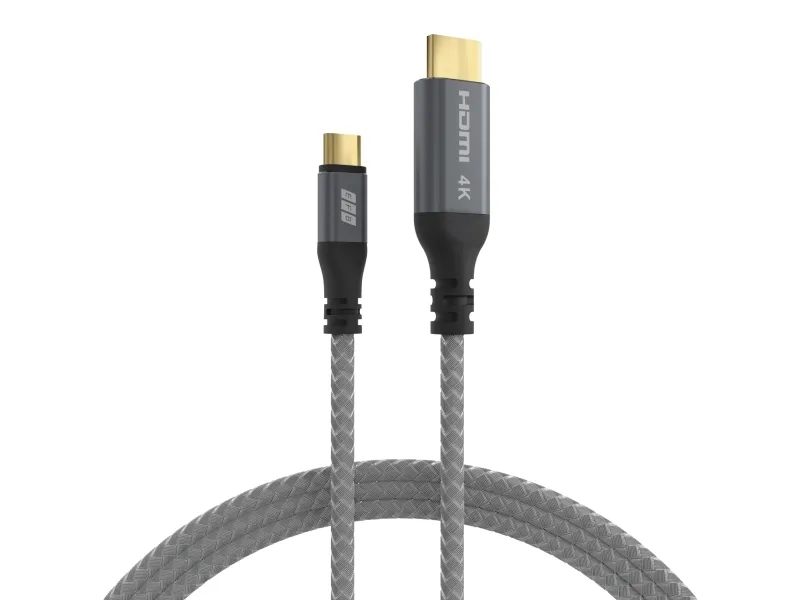 EFB Elektronik USB-HDMI-00001, 1,8 m, USB Type-C, HDMI, Hankjønn, Hankjønn, Rett