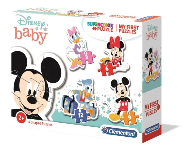 Clementoni Puslespil, Mit første Disney , 3,6,9 og 12 brikker