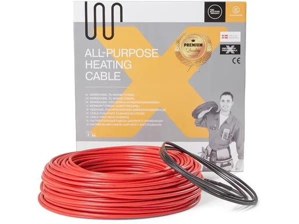 Ø6 mm varmekabel 18W/m 15,8 m