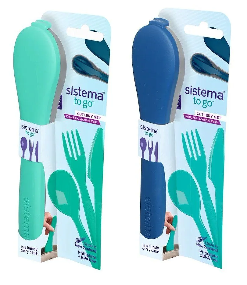 Sistema - Bestikksett To Go - Assorterte farger