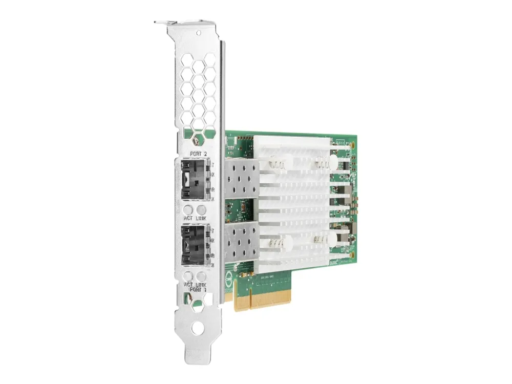 Broadcom BCM57412 - Nettverksadapter - PCIe 3.0 x8 - 1Gb Ethernet / 10Gb Ethernet SFP+ x 2 - for ProLiant DL20 Gen10, DL325 Gen10, DL360 Gen10, DL380 Gen10, ML30 Gen10, XL220n Gen10