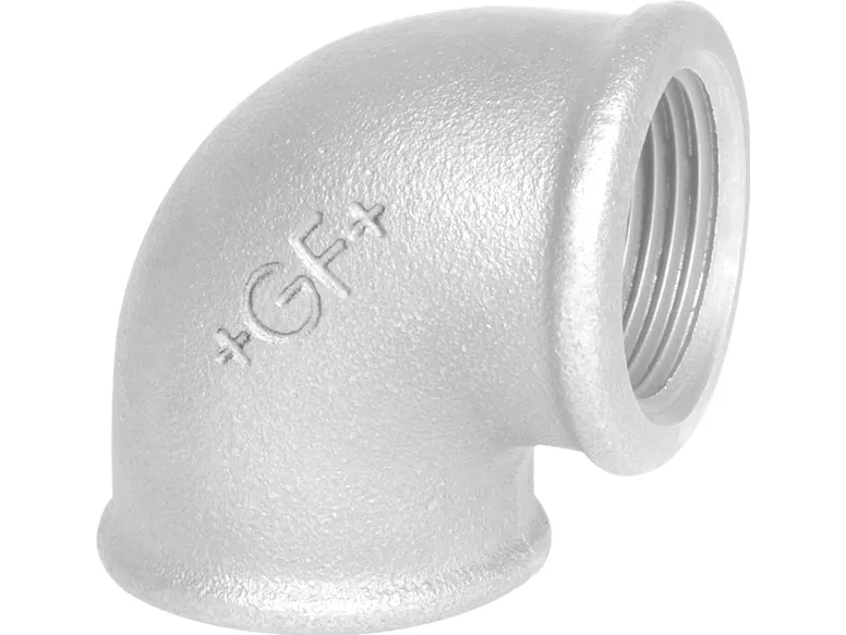 GF GEORG FISCHER 11/2 galvaniseret vinkel 90 grader muffe / muffe