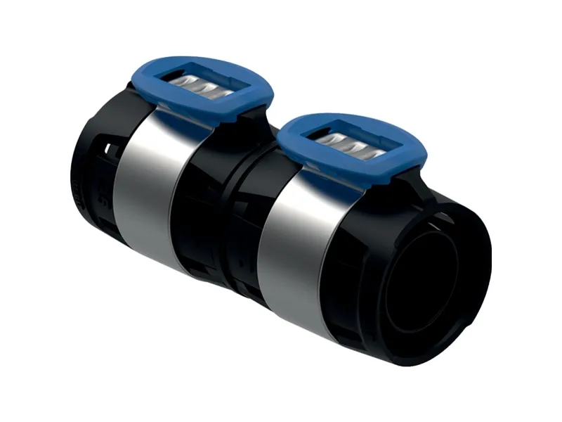 Geberit FlowFit kobling 50 mm, sort PPSU