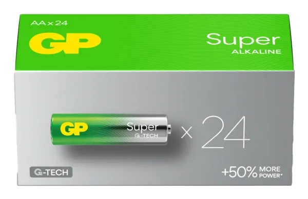 GP Super Alkaline - Batteri 20 x AA-type - Alkalisk