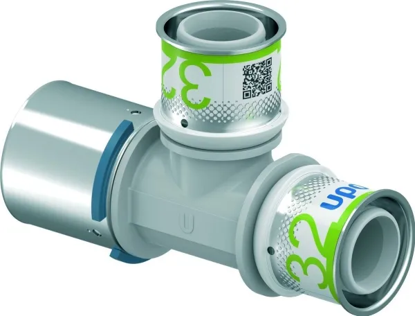 Tee s-press pluss 40-32-32mm PPSU