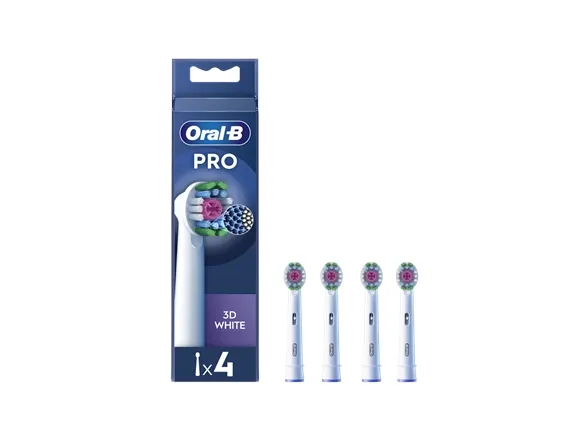 Oral-B børstehoder Pro 3D White 4-pak (EB18PRX-4)