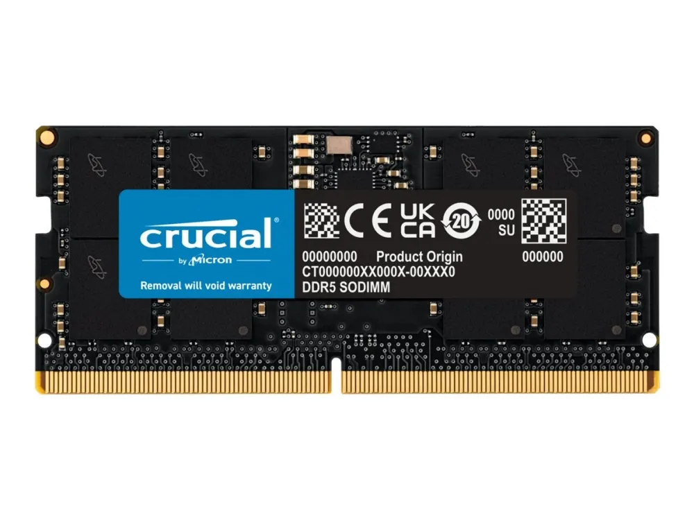 Crucial - DDR5 - modul - 16 GB - SO-DIMM 262-pinners - 5600 MHz / PC5-44800