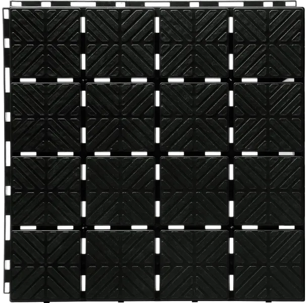 Prosperplast belegningsrist/plattek? 1,5 m² Easy Square IES40 svart
