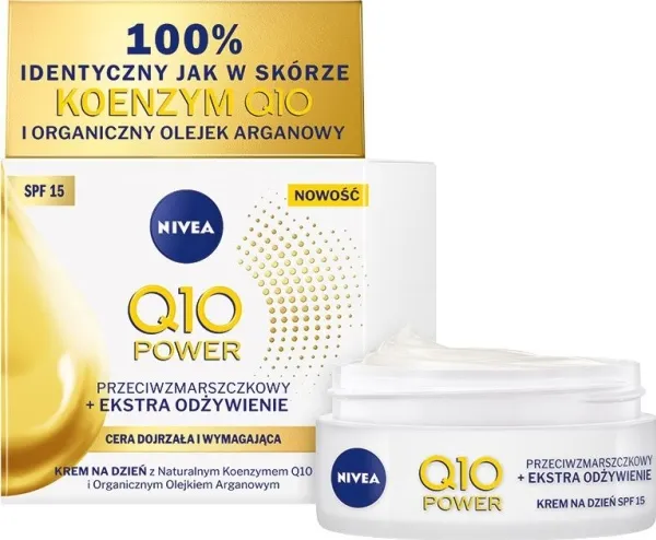 Nivea Q10 Power ansiktskrem SPF15 mot rynker 50 ml