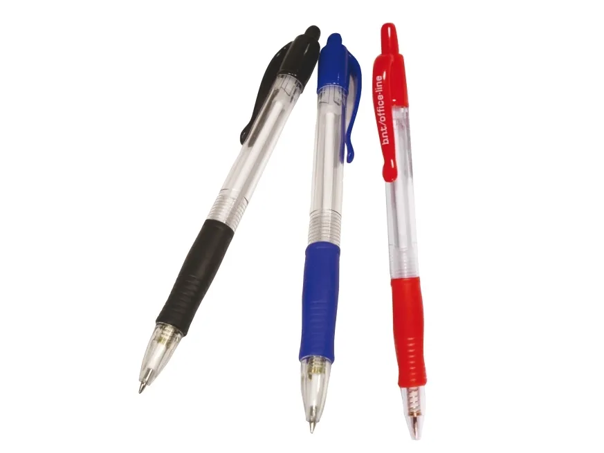 Kuglepenne, BNT Scandinavia Office, 0,7 mm, sort, pakke med 50 stk