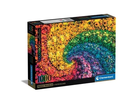 Clementoni Puslespil HQC Whirl Colorboom Collection, 1000 brikker