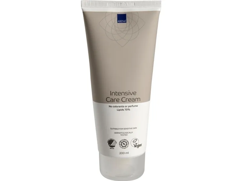 Intensivkrem, ABENA, 200 ml, uten farge og parfyme, 70 % fett