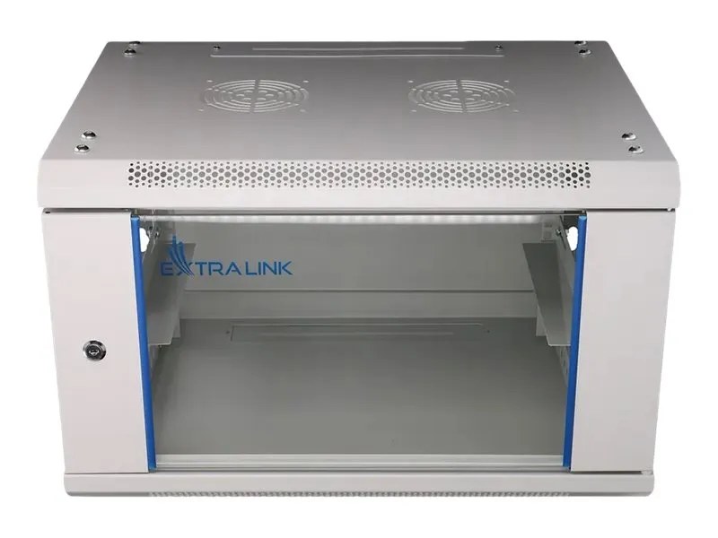 Extralink - Rack skap - veggmonterbar - grå - 6U - 19