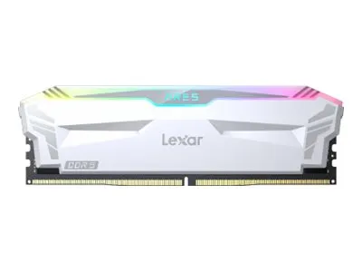 Lexar ARES RGB - DDR5 - sett - 32 GB: 2 x 16 GB - DIMM 288-pin - 6400 MHz / PC5-51200 - CL32 - 1.4 V - on-die ECC