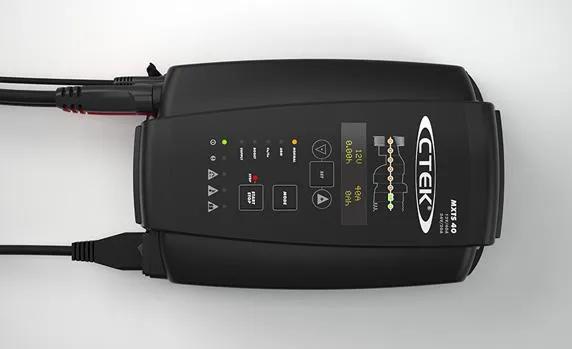 Ctek MXTS 40, 12 V, IP20, Sort, 1,3 kg, 3 A