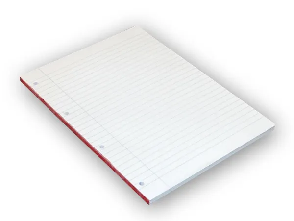 Standardblok, Bantex, Standard pad, A4 hvid, 210x297mm - (5 stk.)