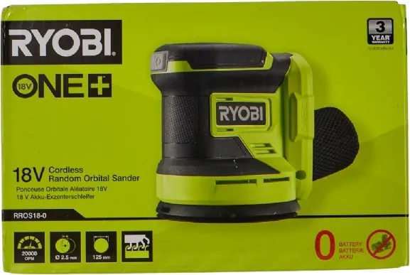 Ryobi RROS18-0 Cordless Random Orbital Sander