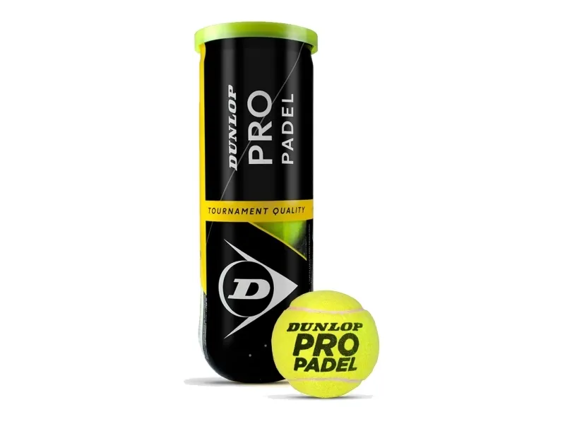 Padeltennisballer Dunlop PRO Padel, 3 stk