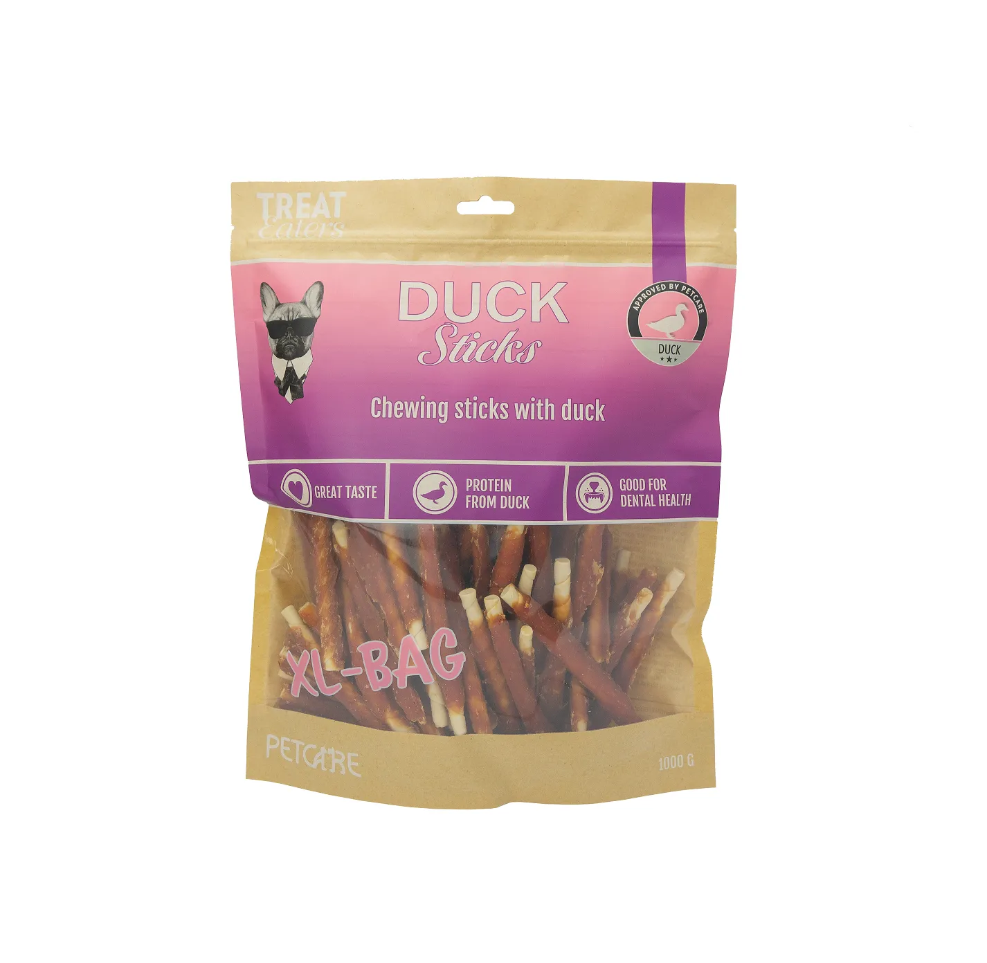 Treateaters Duck sticks 1kg (No-hide)