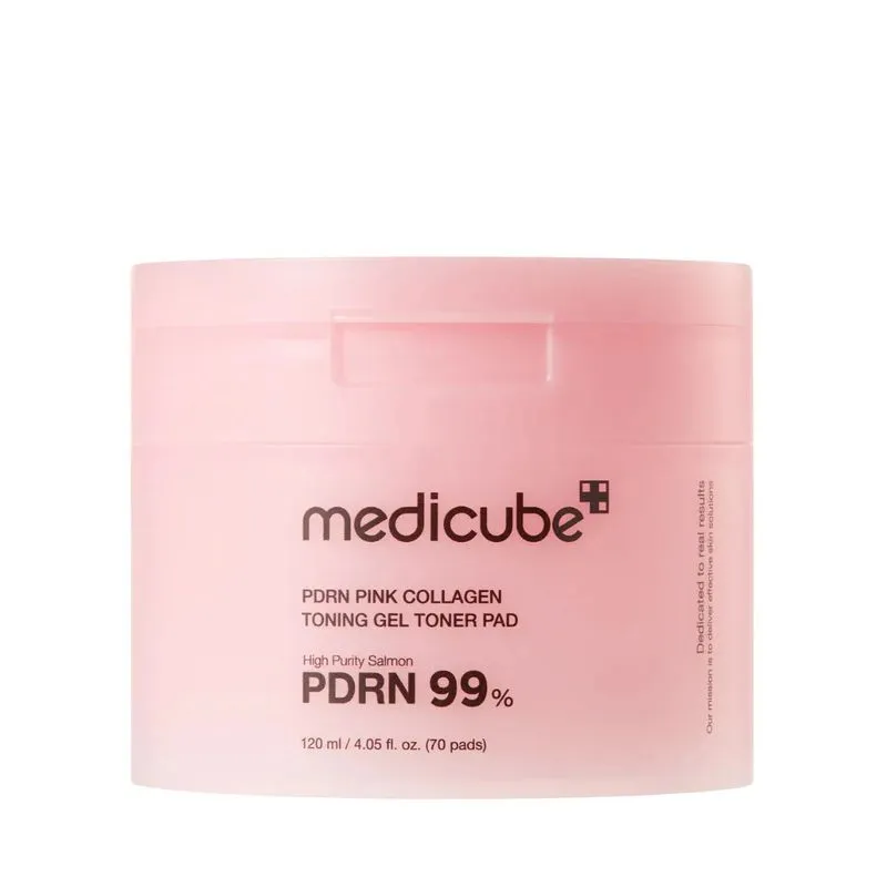 Medicube Pdrn Pink Collagen Toning Gel Toner Pad 70 Pads