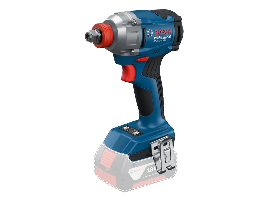 Bosch GDX 18V-285, Boremaskin med pistolgrep, Nøkkel, Sort, Blå, 2800 RPM, 2000 RPM, 2800 RPM - SOLO