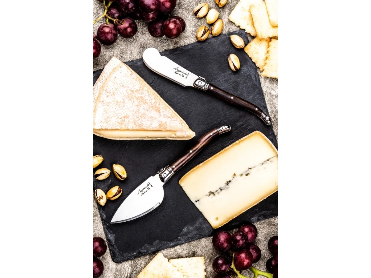 LAGUIOLE Cheese knives Laguiole Dark Wood SET 3 SdV