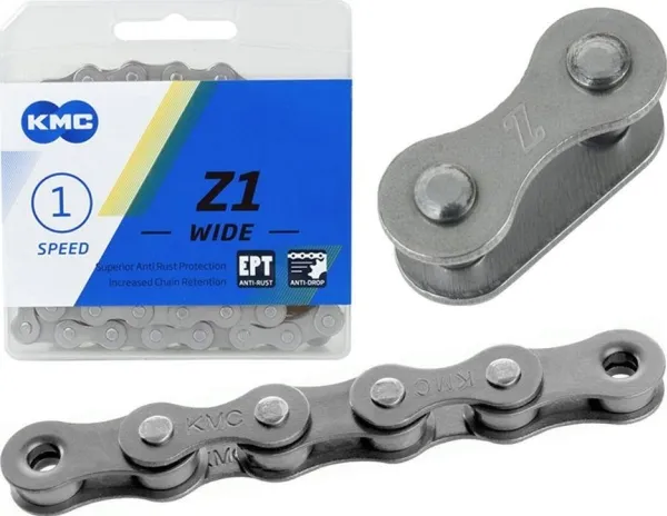 KMC KMC Z1 kjede bred EPT 1/2 x 1/8, 112 ledd, 8,6 mm, 1 rad