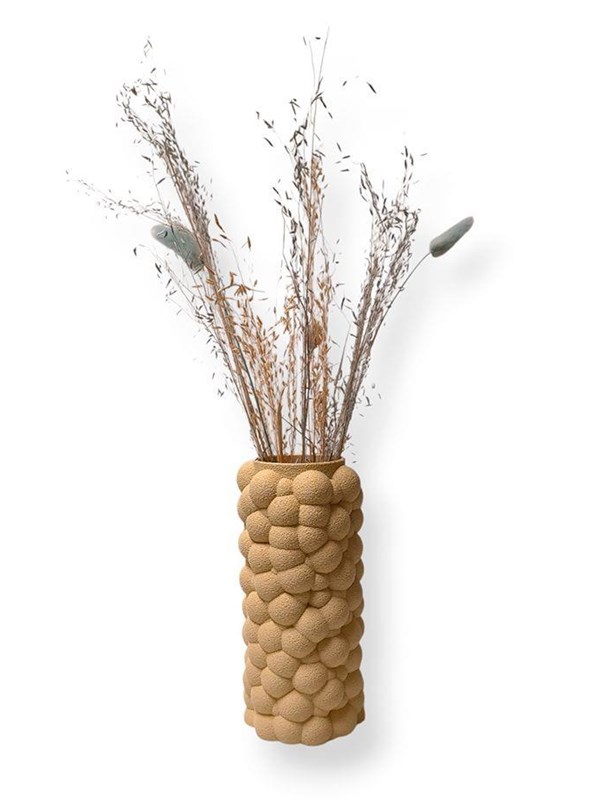 Simiu PUFFRA - Vase - 20cm - Sand