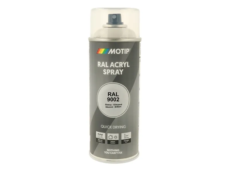 Motip Ral 9002 high gloss grey white