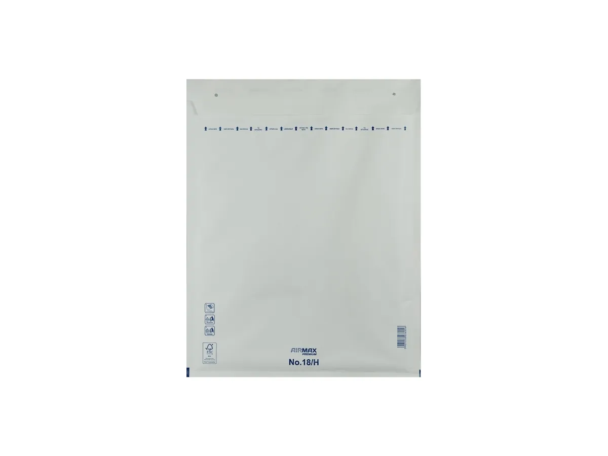 Boblekonvolutt Airmax 18/H B8 290x370 mm hvit - (100 stk.)