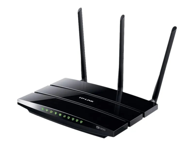 TP-Link Archer VR400 - Trådløs ruter - DSL-modem 4-portssvitsj - 1GbE - Wi-Fi 5 - Dobbeltbånd