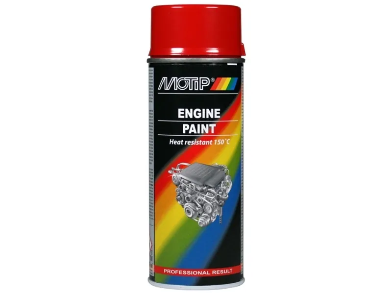 Motip Motormaling Volvo rød 150grader 400ml.