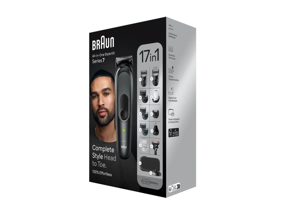 Braun MGK7491 Multi-grooming kit 17in1
