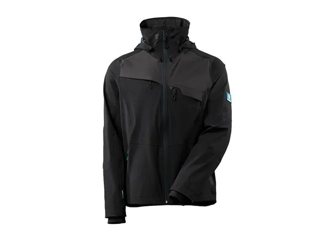 MASCOT 17001-411-0918 Outer Shell Jacket, Jakke, Alle kjønn, Antrasitt, Sort, XL, 5 lommer, 5 lommer