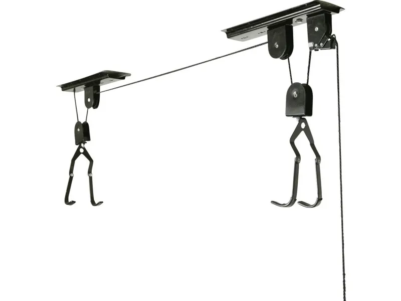 FISCHER sykkelholder 50386:FISCHER loftløfter Antall parkeringsplasser=1 Svart