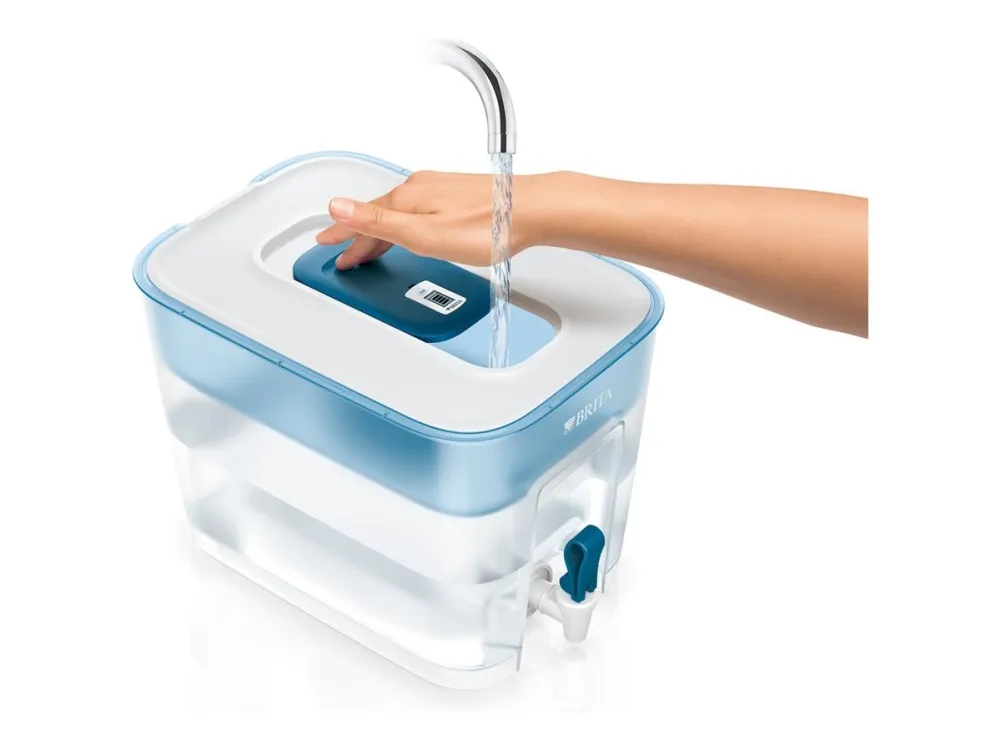 BRITA Flow - Vannfilter dispenser - Størrelse 21.4 x 30.4 cm - Høyde 22 cm - 8.2 L