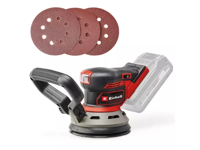 Einhell TP-RS 18/32 Li BL - Solo, Gulvsliper, Sort, Rød, 24000 RPM, 1,11 kg - SOLO