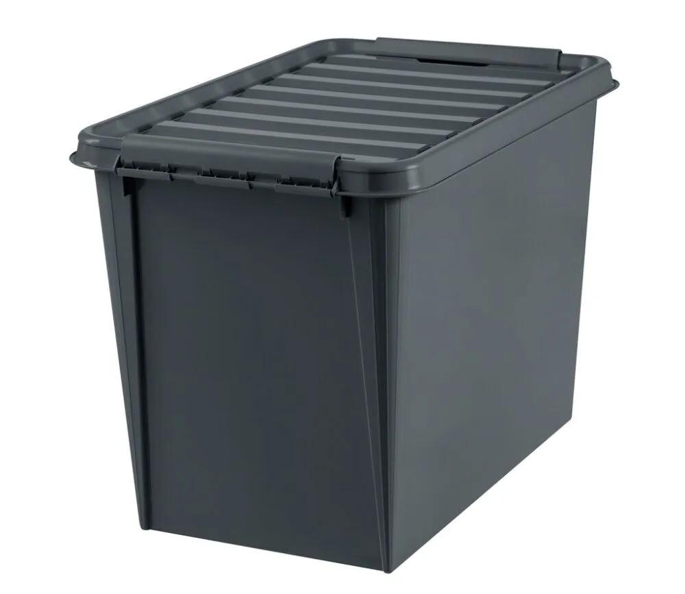 Opbevaringskasse, Smartstore Recycled 65, 66 l, HxBxL: 43 x 39 x 59 cm, grå